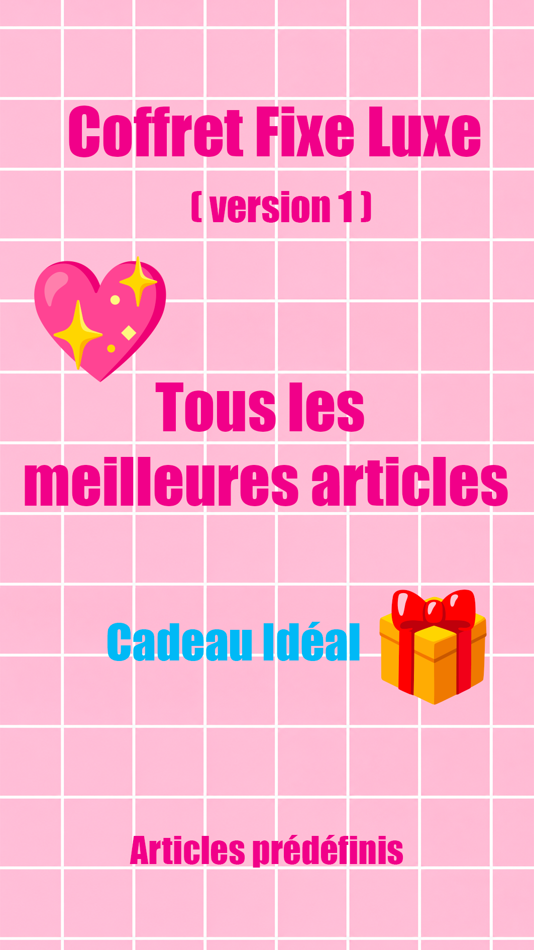 🎀Coffret Fix Lux-version1 🎀
