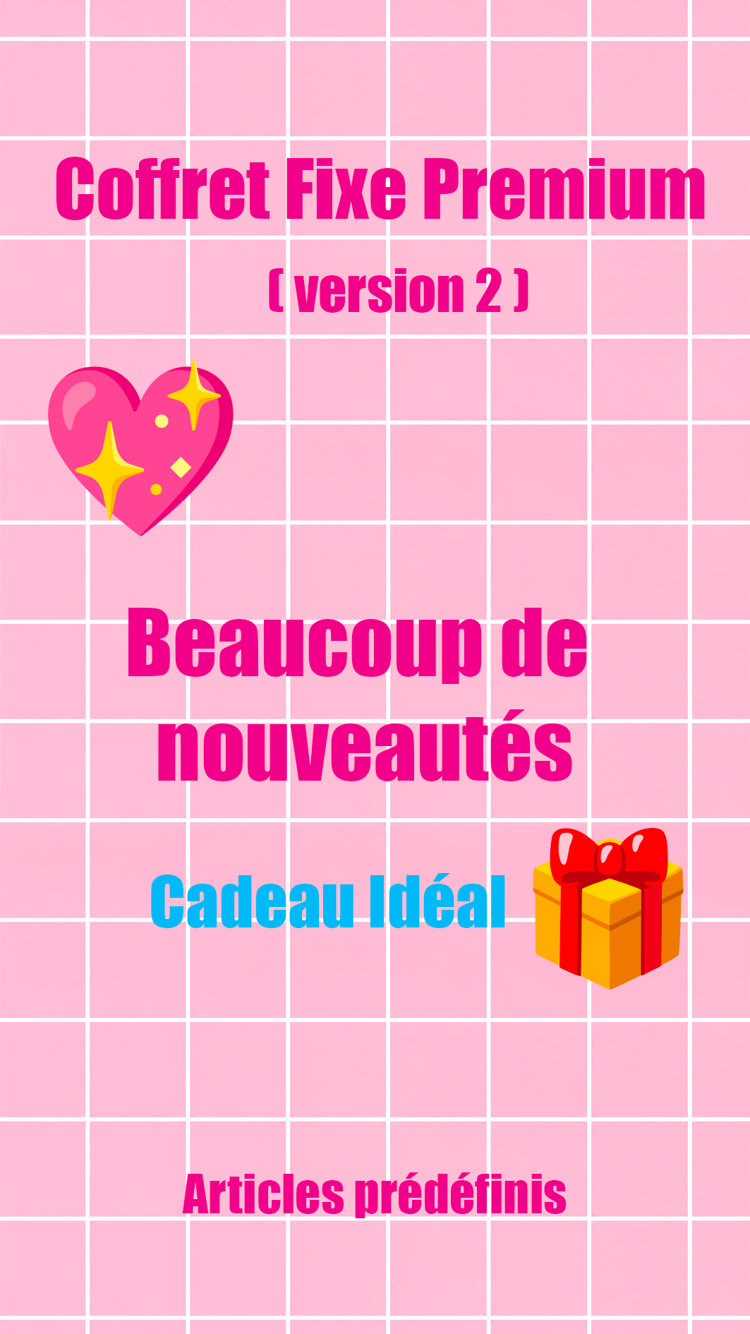 🎀Coffret Fix Premium version 2 🎀