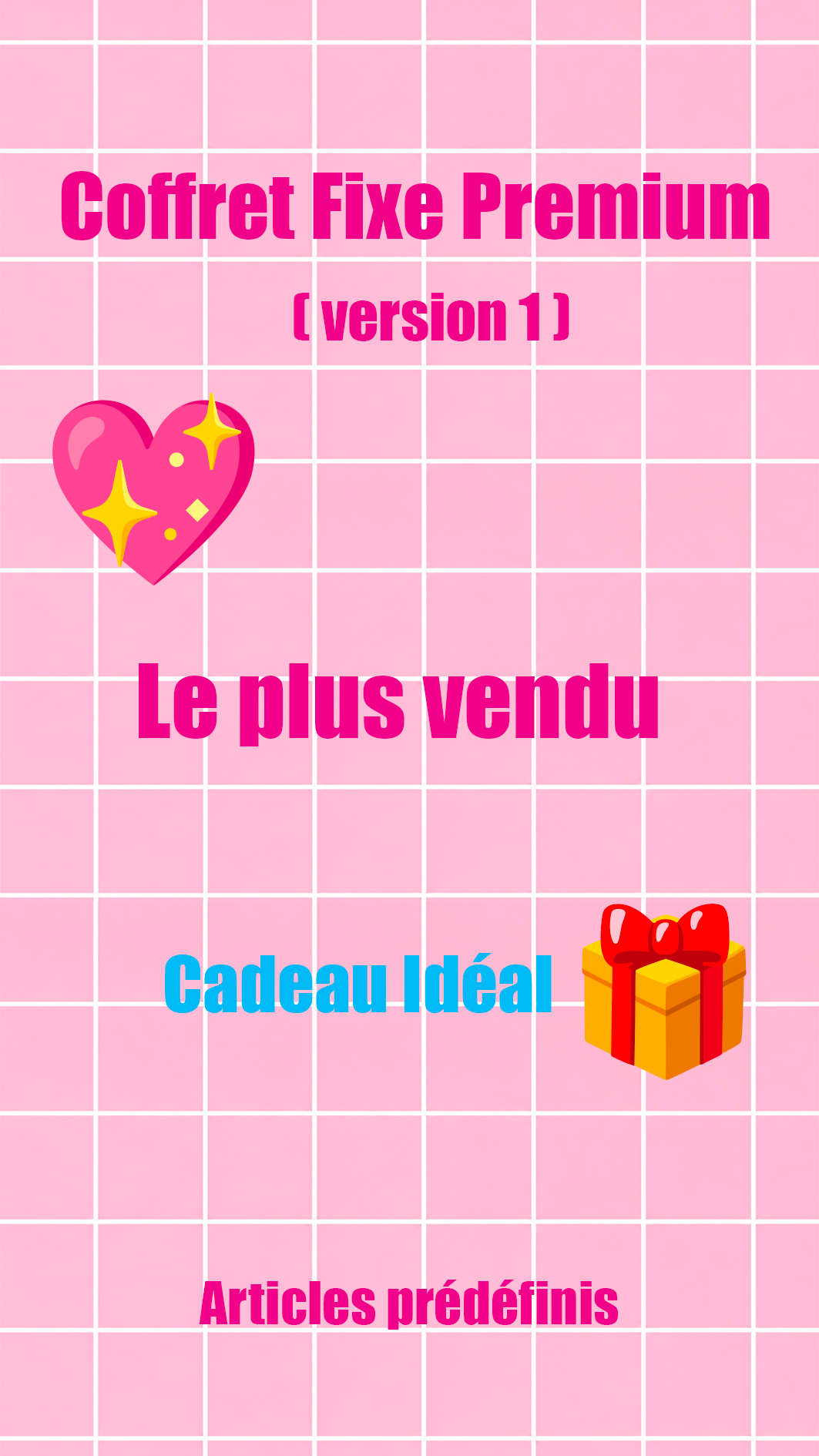 🎀Coffret Fix Premium version 1 🎀